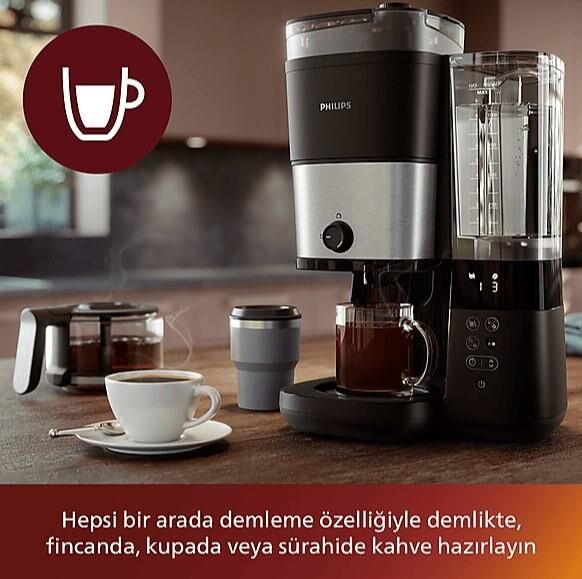 Philips HD7888/01 Öğütücülü Flitre Kahve Makinası