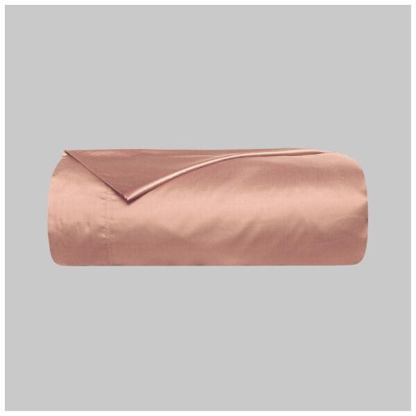 Sarev Monochrome Saten Tekli Nevresim Takımı Çift Kişilik Rose
