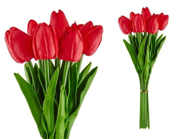 Lamedore Yapay Lale Çiçek Kırmızı 30 Cm
