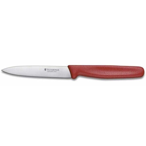 Victorinox Soyma Bıcağı 10 cm Sivri Kırmızı