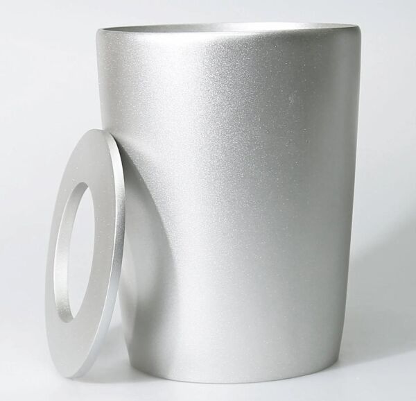 Selim Dekor Conical banyo Seti Gümüş