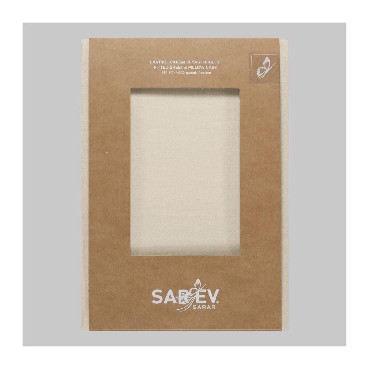 Sarev New Slow Cıty 180x200 Fıtted Sheet Ekru