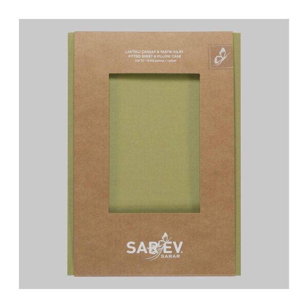 Sarev New Slow Cıty 160x200 Fıtted Sheet Yeşil