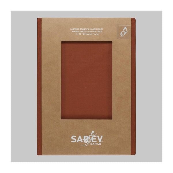 Sarev New Slow City 100X200 Fıtted Sheet Taba