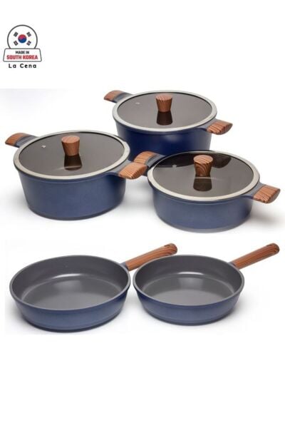 La Cena 8 Parça Set Lacivert