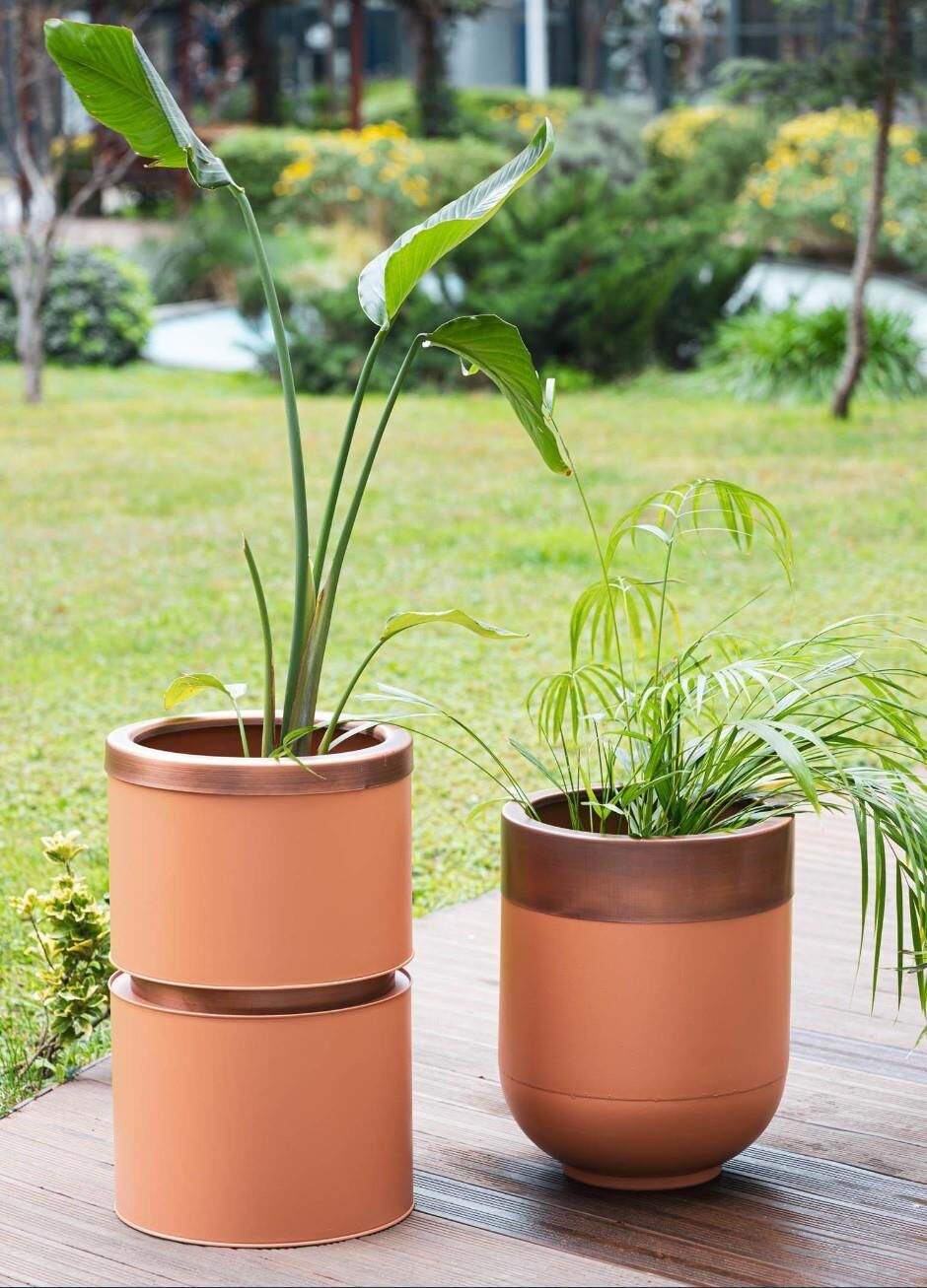 The Mia Suelo Vazo & Saksı Terracota 40x50 cm