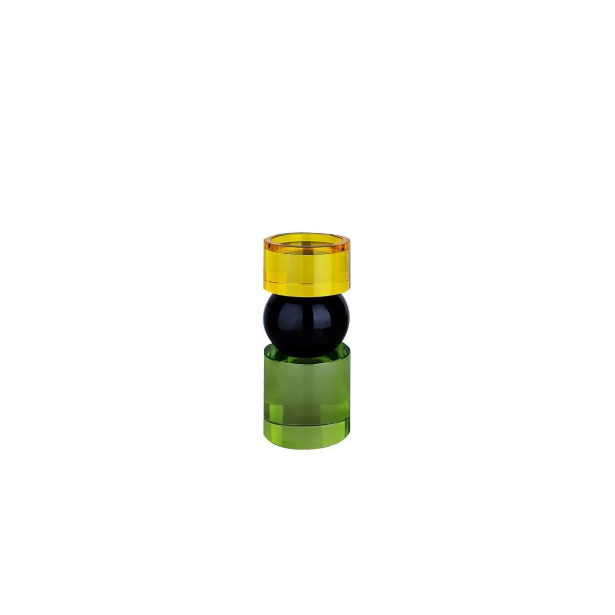 Lucky Art Black Crystal Toplu Mumluk Cm