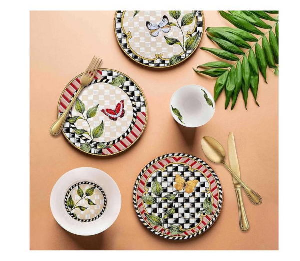 The Mia Jardin Pasta Tabağı 6'lı Seti 19 cm