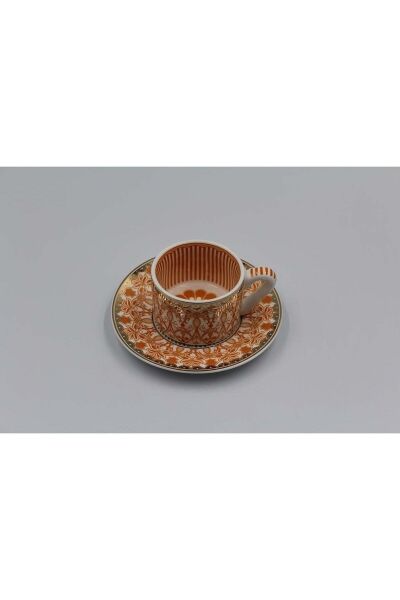 Kosova Fnc-08 Bone China 6'lı Fincan 90cc Çiçek Papatya