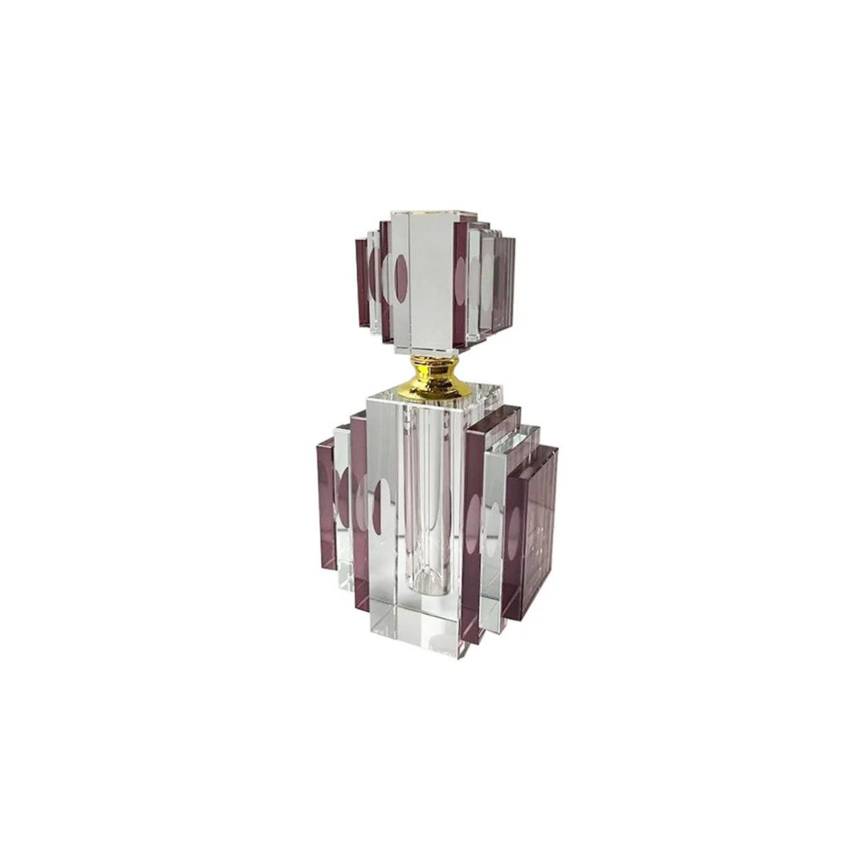 Lucky Art Kristal Bordo Şişe 9x4x17 Cm