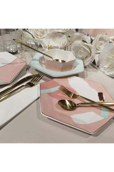 Mikasa Moor Bella Pink 24 Parça Yemek Seti