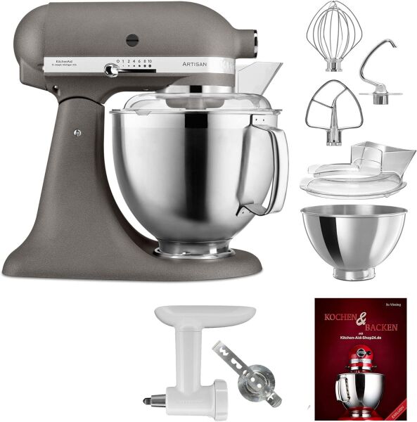 Kitchenaid Artisan 4,8 L Stand Mikser 5KSM185PS Imperial Grey- EGR