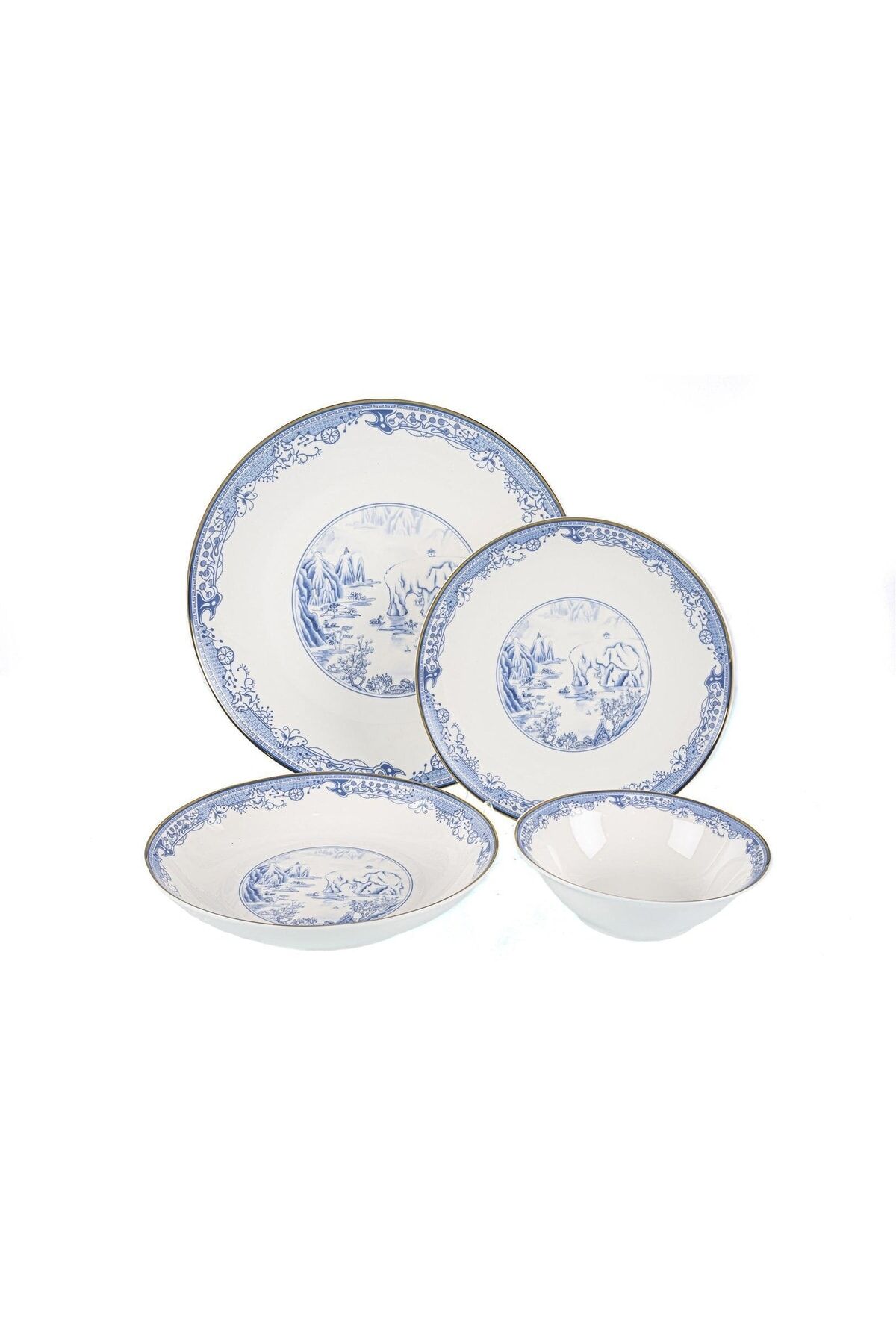 Mikasa Moor Osaka Blue 24 Parça Yemek Takımı