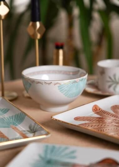 The Mia Palm Dekoratif Kase 13x7 cm