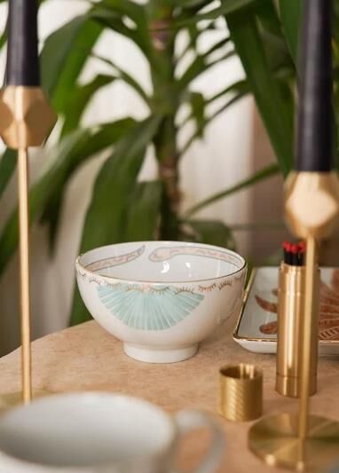 The Mia Palm Dekoratif Kase 13x7 cm