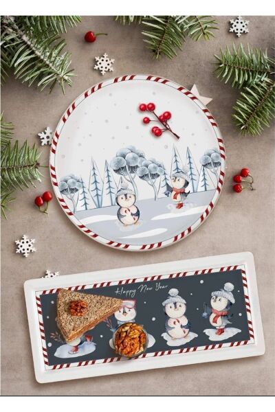 The Mia Penguin Servis Tabağı 6'lı Seti 26 cm