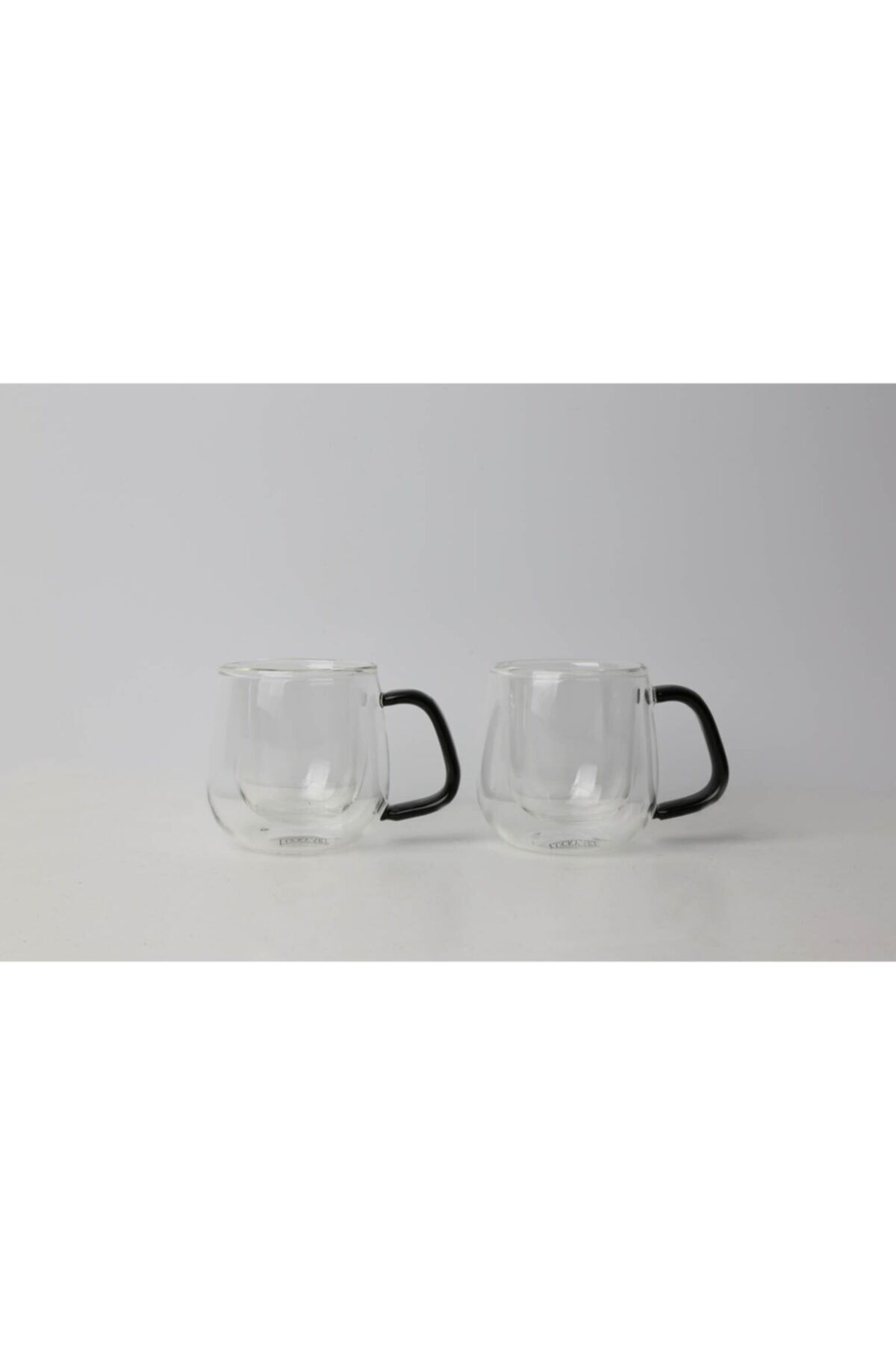 Lucky Art Classica LYHL-002 100 ml Çift Cidarlı Borasilikat Espresso Bardak Seti