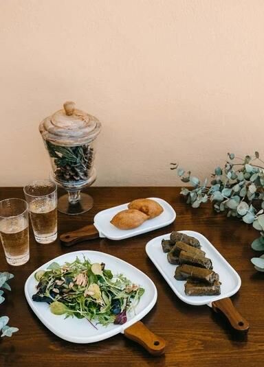 The Mia Woody Porselen Servis 29x12 cm