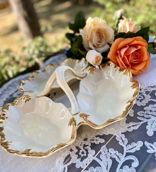 Wanelli 17744-G Golden Rey 29 cm 3 Bölmeli Tabak