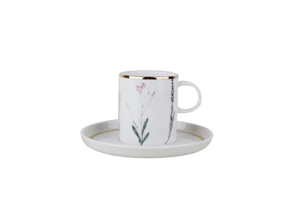 Porland Botanical Tabaklı Kahve Fincanı 85cc