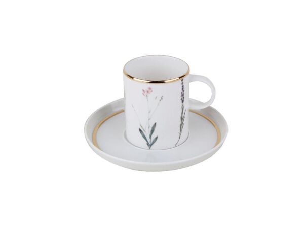 Porland Botanical Tabaklı Kahve Fincanı 85cc
