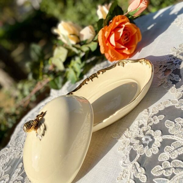 Wanelli 17882-G Golden Rey 20 cm Kapaklı Tabak