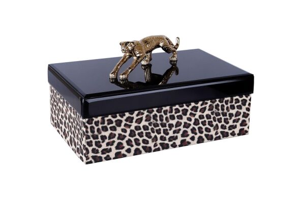 Luckyart Leopar Desenli Kutu 29x20x10 Cm
