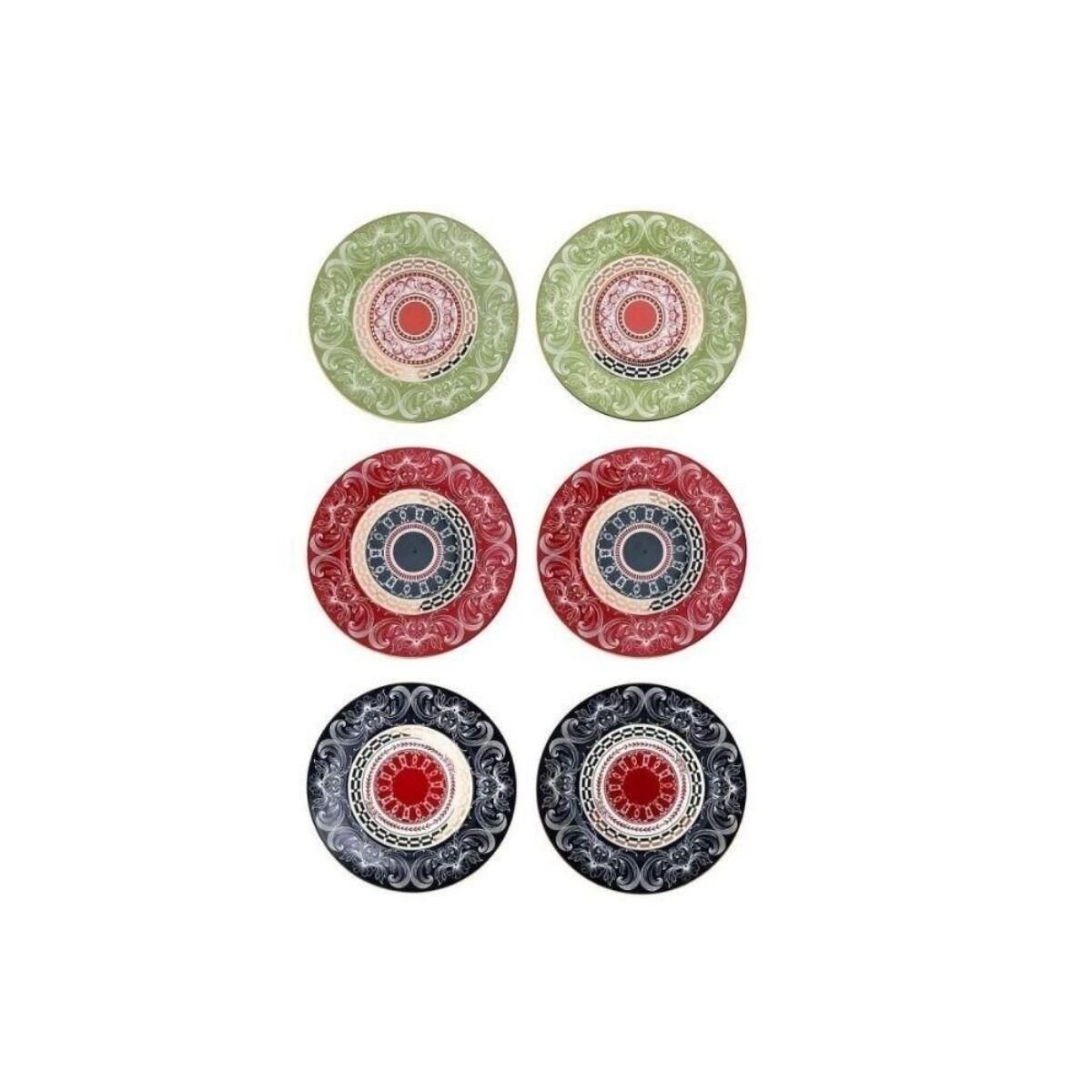 Lucky Art Lancelot Bone 20cm 6lı Tabak Seti