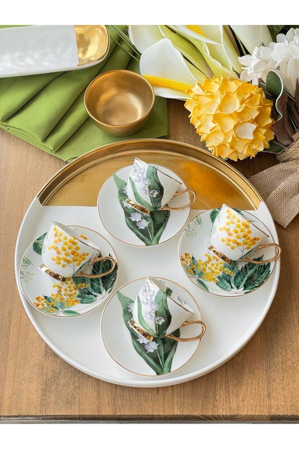 Mikasa Moor Paradise 4'lü Kahve Fincanı Seti