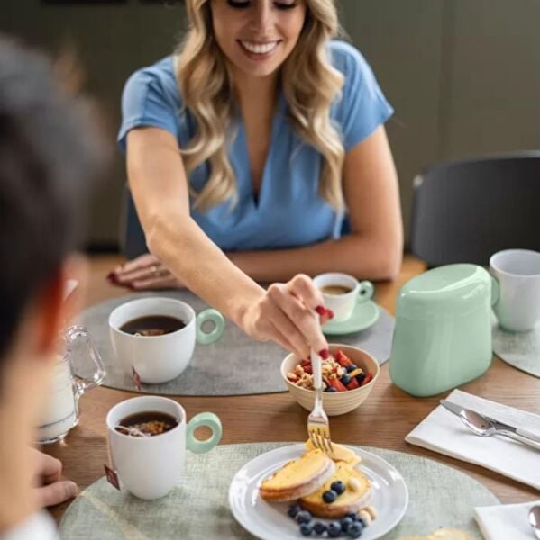 Guzzini Everyday Fincan Yeşil 8x11x15cm