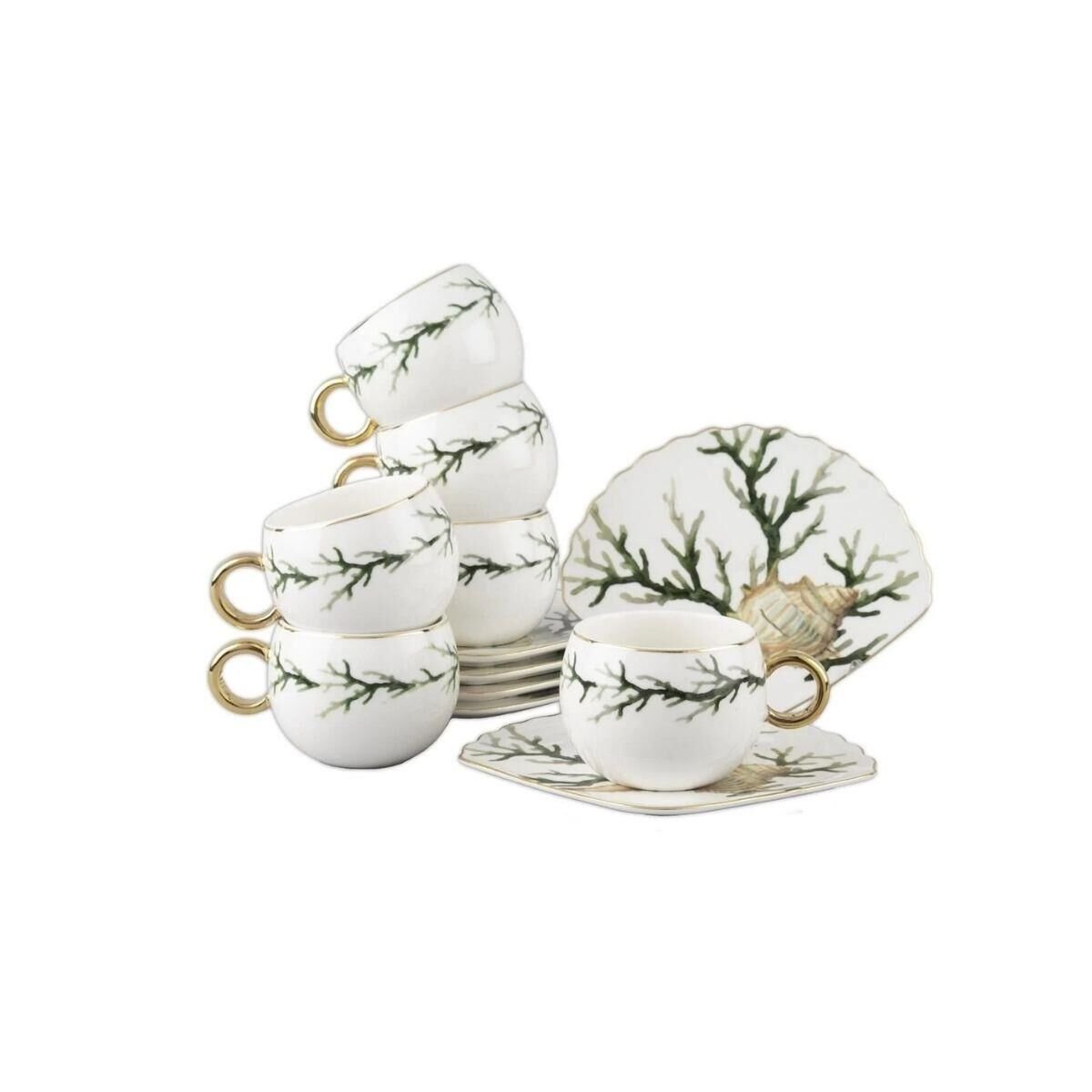 Mikasa Moor Marinet 6lı Duble Kahve Fincanı Seti