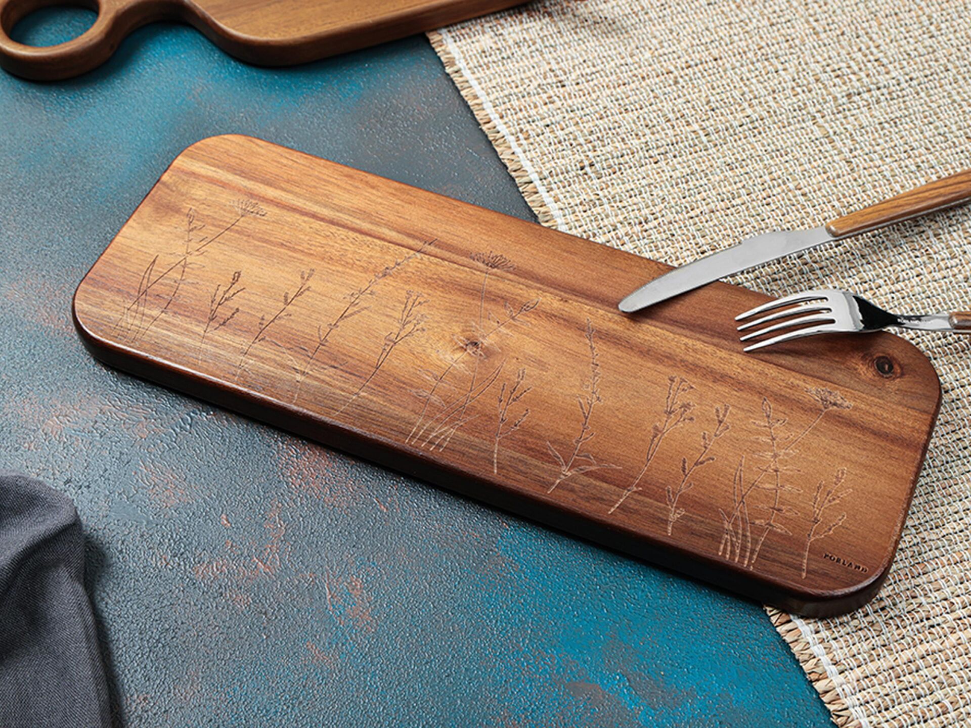 Porland Woodflower Akasya Sunum Tahtası 40 cm