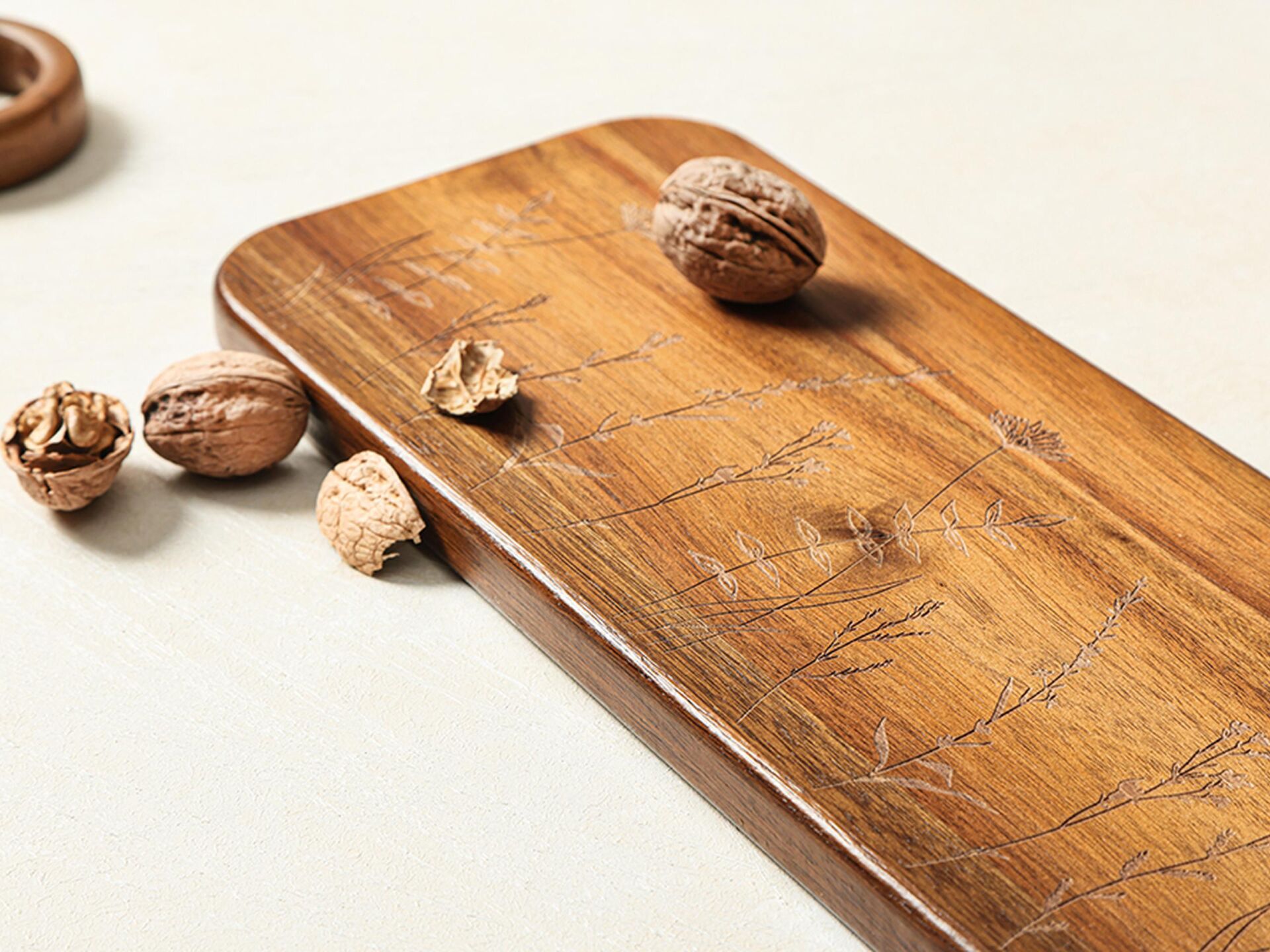 Porland Woodflower Akasya Sunum Tahtası 40 cm