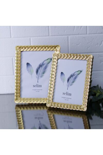 Selim Dekor Ring 15x20 Çerçeve Altın