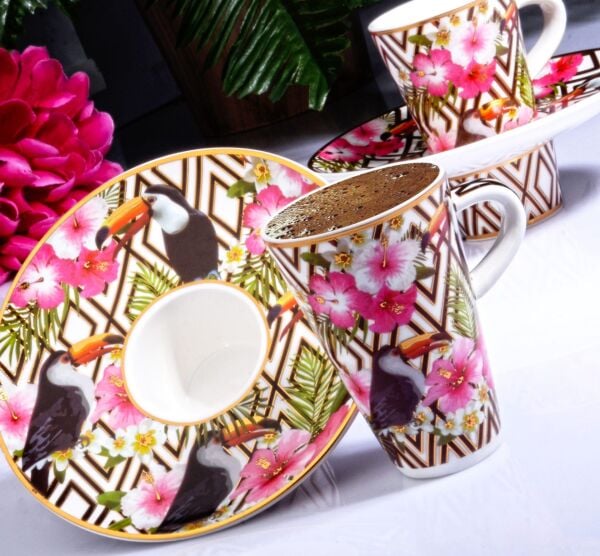 Kosova Porselen 6'lı Fincan Takımı İçe Geçmeli