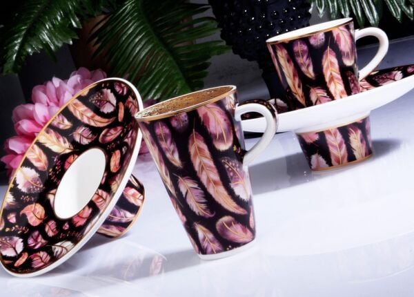 Kosova Porselen 6'lı Fincan Takımı İçe Geçmeli