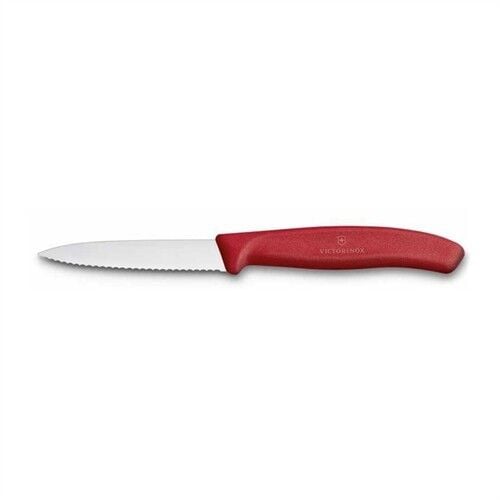 Victorinox 6.7631 Swiss Classic 8 cm Tırtıklı Soyma Bıçak Kırmızı