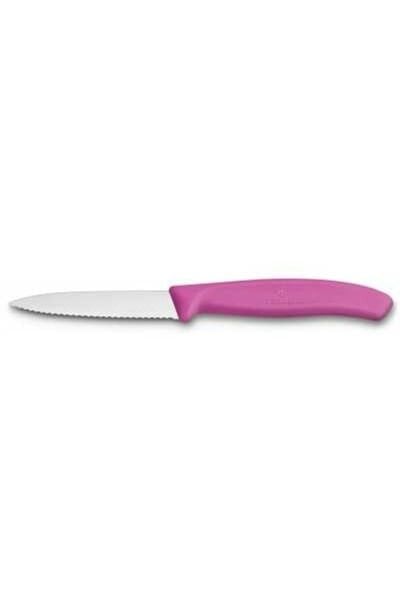 Victorinox 6.7636.L115 Swiss Classic 8 cm Tırtıklı Soyma Bıçak Pembe