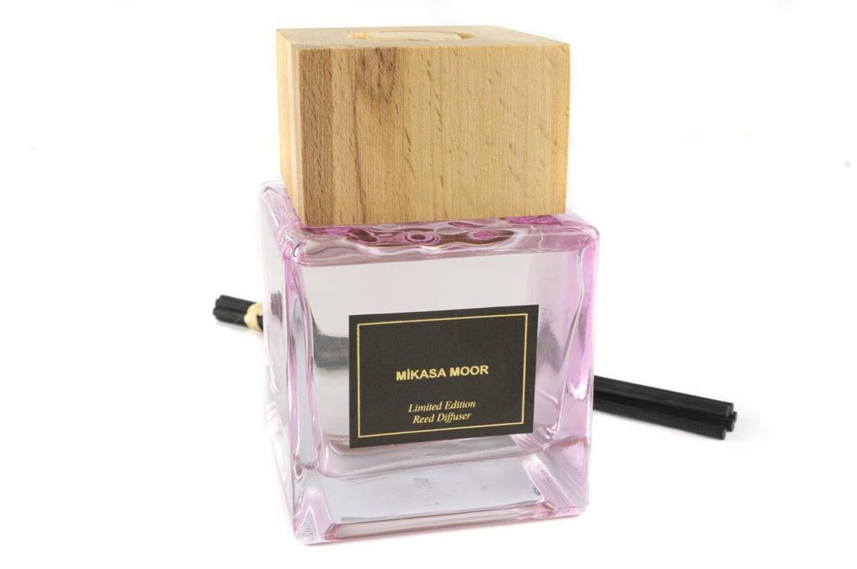 Mikasa Moor Pembe Şeffaf Ahsap Kapak Kamışlı 500 cc