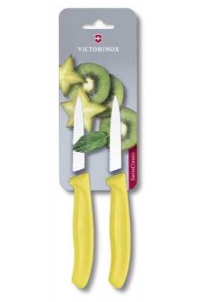 Victorinox 6.7636.L118B Swiss Classic 8 cm Tırtıklı Soyma Bıçak Blisterli