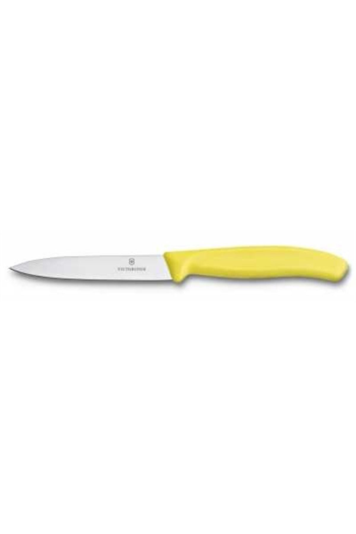 Victorinox 6.7706.L118 Swiss Classic 10 cm Soyma Bıçak Sarı