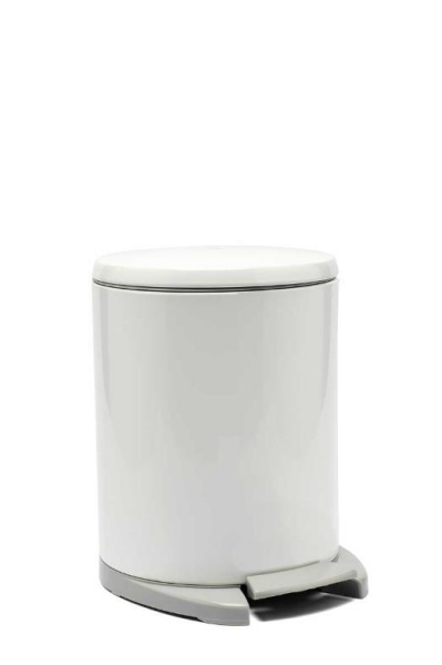 Primanova Lima Beyaz Paslanmaz Çelik Çöp Kovası 30 Litre