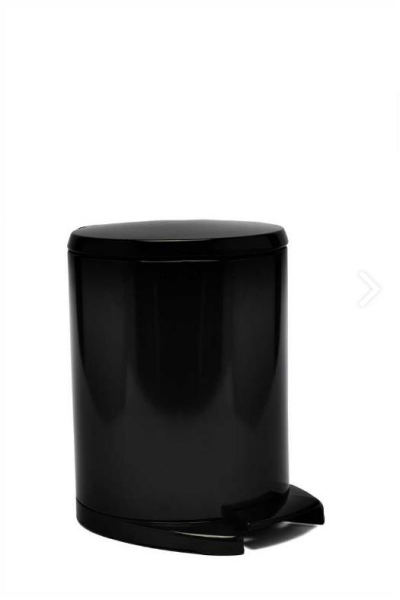 Primanova Paslanmaz Çelik Çöp Kovası Pedallı 6 Lt Cigo Siyah
