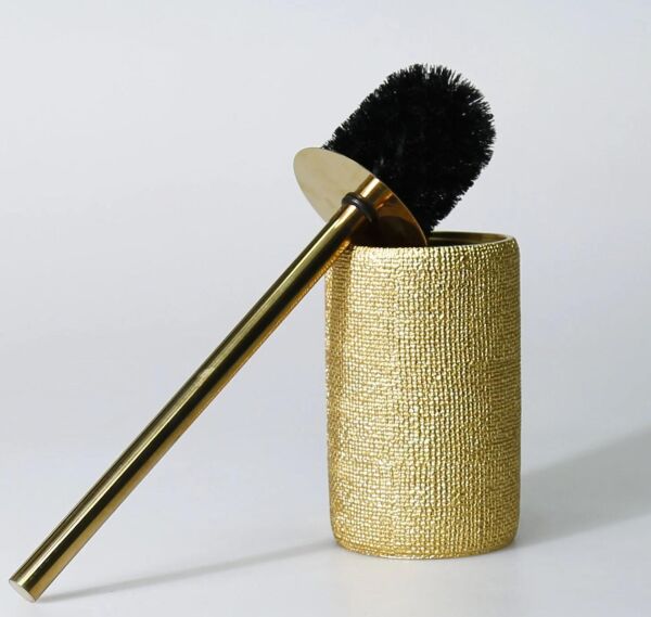 Selim Dekor Natural Banyo Seti Altın