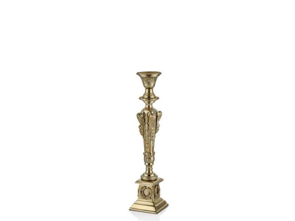 Lamedore Majestic Küçük Gold Mumluk 11X11X49 cm