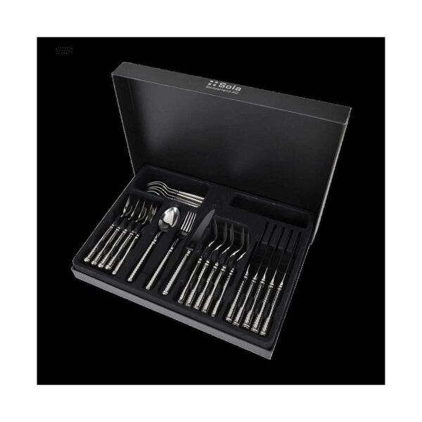 Rivadossi Cubism Paslanmaz Çelik 84 Parça Çatal Bıçak Seti