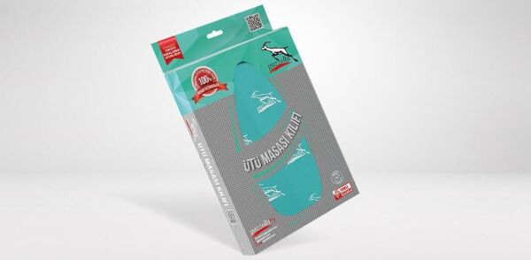 Gazella Ütü Masası Bezi Turkuaz