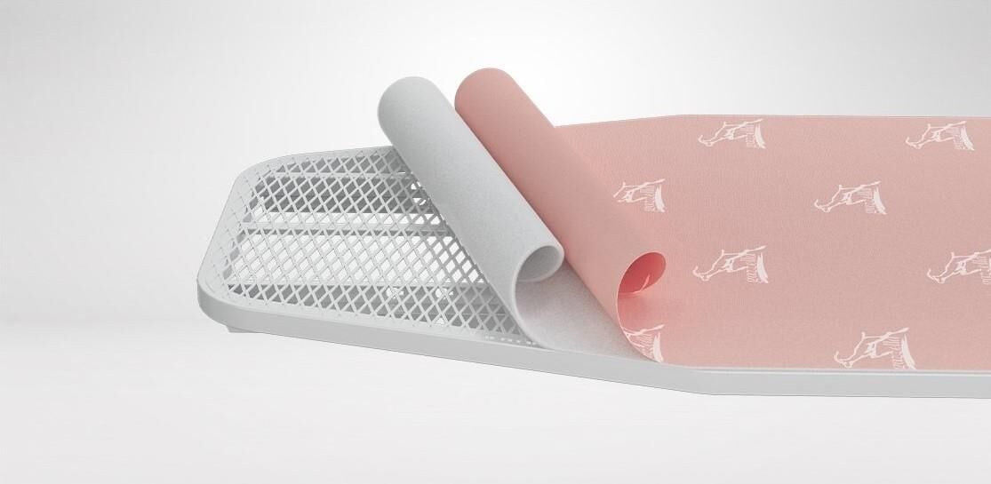 Gazella Ütü Masası Bezi Pembe