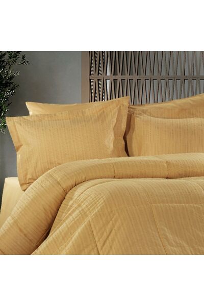 Zebra Casa Muddy Uyku Seti Hardal Çift Kişilik