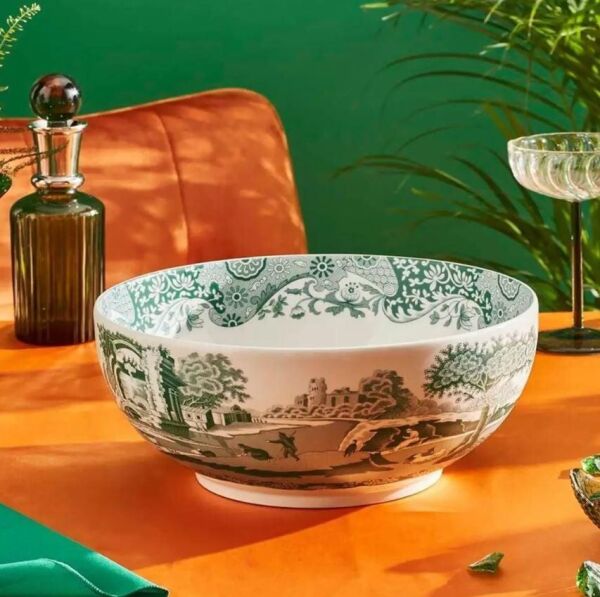 Spode Green Italıan Salata Servis Kasesi Yuv.29 cm